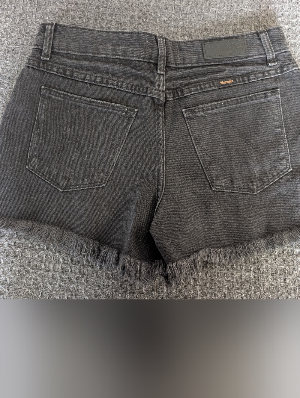 Wrangler Black Denim Jeans with Subtle Stitching